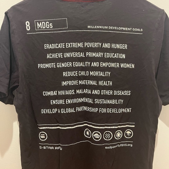 End poverty g-star tee used from 2015 - Picture 4 of 6